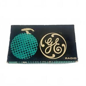 Vintage General Electric P-2790 Black AM Transistor Radio w/ Original Box WORKS